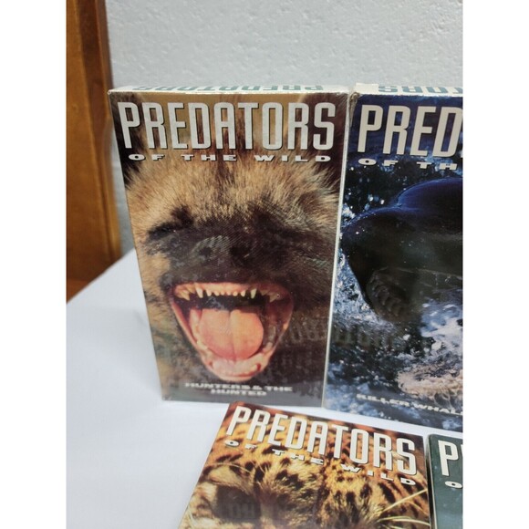 *1994 PREDATORS OF THE WILD *VHS* VIDEOS BY TIME LIFE, 7 TOTAL - Picture 8 of 9